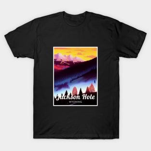 Jackson Hole Wyoming United States ski T-Shirt